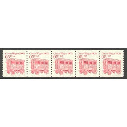 2452 5c Circus Wagon Very Fine MNH Dry Gum PNC 1/5 P0811