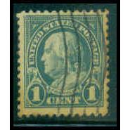 Used 552 1c Benjamin Franklin Fine M09079