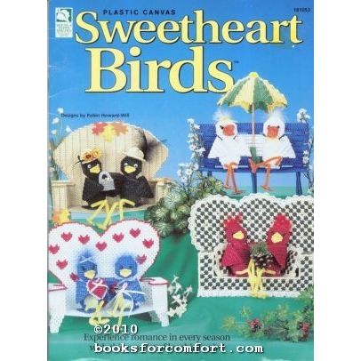 Plastic Canvas Sweetheart Birds