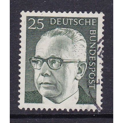 GERMANY 1970 PRESIDENT HEINEMANN 25pf USED SG1538
