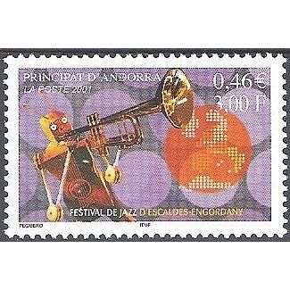 Andorre Français 2001 Michel 571 Neuf ** Cote (2008) 1.90 € Festival de Jazz