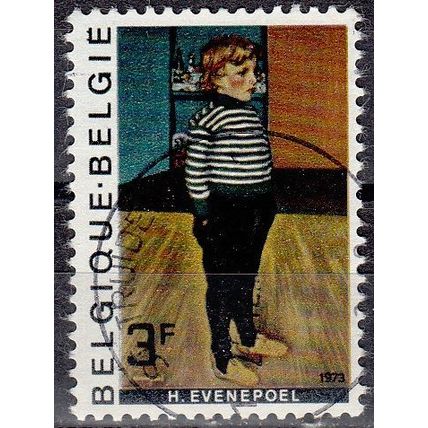 Belgique 1973 Michel 1738 O Cote (2008) 0.25 € Henri Evenepoel Le petit Charles
