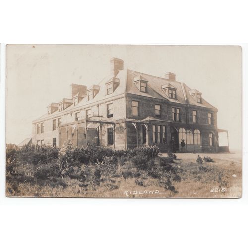 Kidlandlee Shooting Lodge Kidland Postcard RP Northumberland
