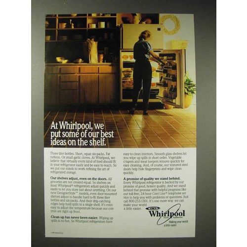 1987 Whirlpool Refrigerator Ad - Best Ideas on Shelf