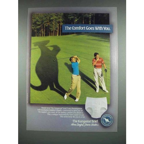 1992 Munsingwear Kangaroo Brief Ad - The Comfort