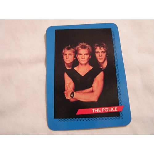 The Police 1985 A.G.I. Rock Star Concert Cards NO. 20