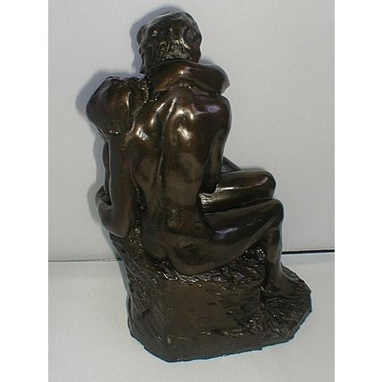 COLD CAST BRONZE, NUDE COUPLE KISSING, Circa 1980's. Absolutely Stunning, Mint.
