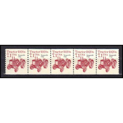 2127a 7.1c Tractor Fine MNH Dry Gum PNC 1/5 AA0340