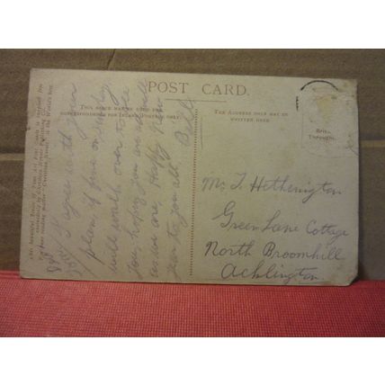 BANGOR CATHEDRAL, CAERNARFONSHIRE used antique postcard #