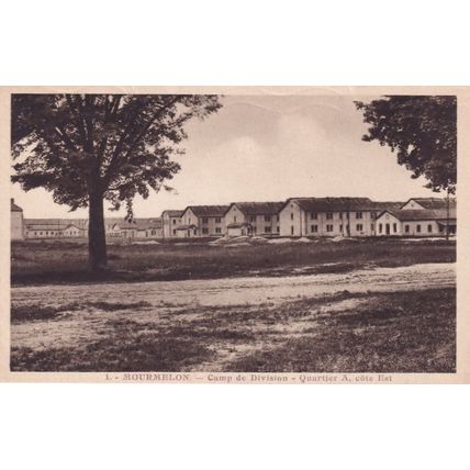 Camp of Mourmelon Division Canteen Flats French Military Old Postcard