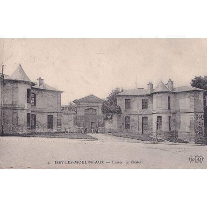 Issy Les Moulineaux Entree De Chateau Antique French Postcard