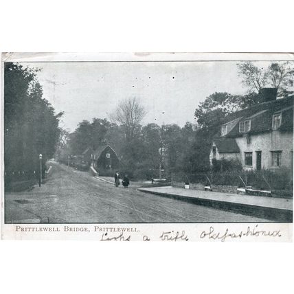 Prittlewell Bridge Southend on Sea Antique Postcard
