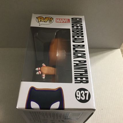NEW Marvel Gingerbread Black Panther Funko Pop Figure #937