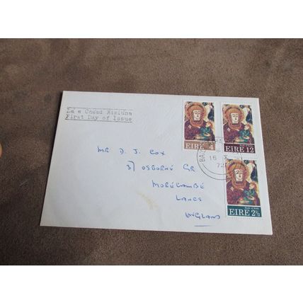1972 Ireland / Eire FDC Postal Cover - Book of Kells