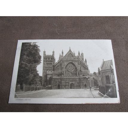 Early Hildesheimer Postcard - Exeter Cathedral, Devon