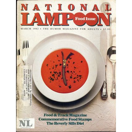 NATIONAL LAMPOON VOL 2 NO 44 MAR 1982 FOOD ISSUE G