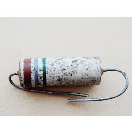 1.8MΩ Carbon Ceramic Erie 5 Watt Resistors x5. New Old Stock. For Valve Amp