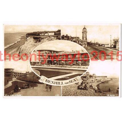 5 Scenes, Bexhill-on-Sea, Sussex, Postcard