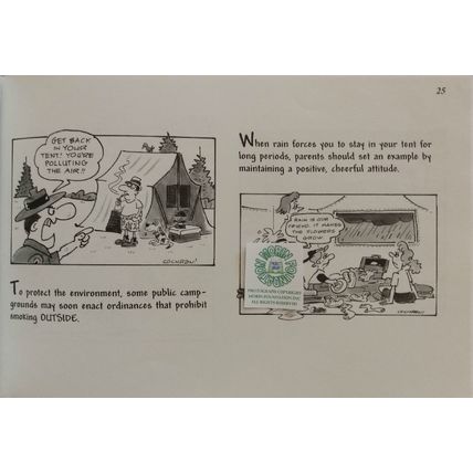 EVERYTHING YOU NEVER WANT TO KNOW ABOUT CAMPING CARTOON HUMOR by BRUCE COCHRAN