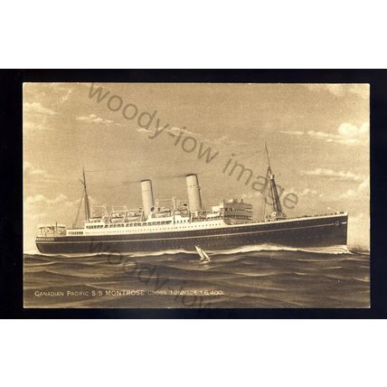 LS2887 - Canadian Pacific Liner - Montrose - postcard