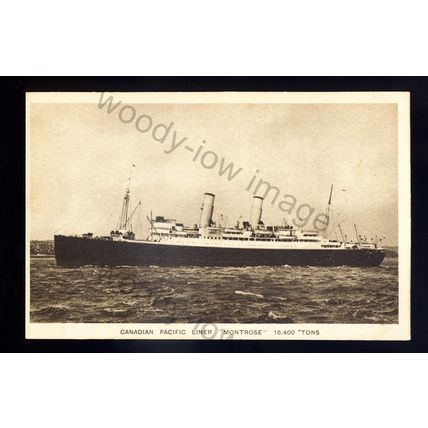 LS2888 - Canadian Pacific Liner - Montrose - postcard