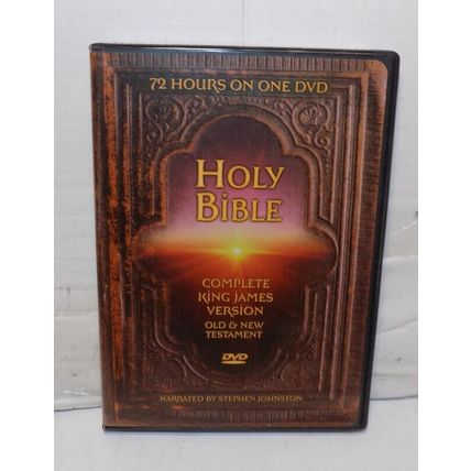 Holy Bible King James Version Complete Bible DVD 2009 72 Hours on One DVD