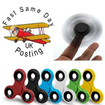 Fidget Finger Spinner Hand Focus Spin Aluminum EDC Bearing Stress Toys UK SELLER