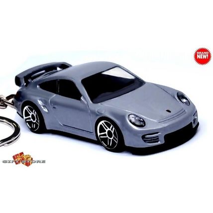 RARE KEYCHAIN SILVER PORSCHE 911 GT2 RS CUSTOM Ltd Ed GREAT GIFT NOVELTY