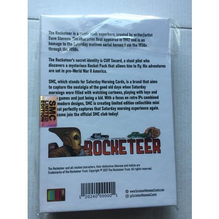 NEW 2024 LACC Exclusive The Rocketeer Saturday Morning Cards Limited Edition #1
