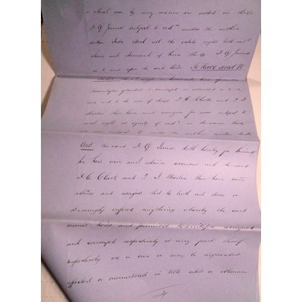 1880 Indenture - Transfer of Mortgage. Hereford, England.