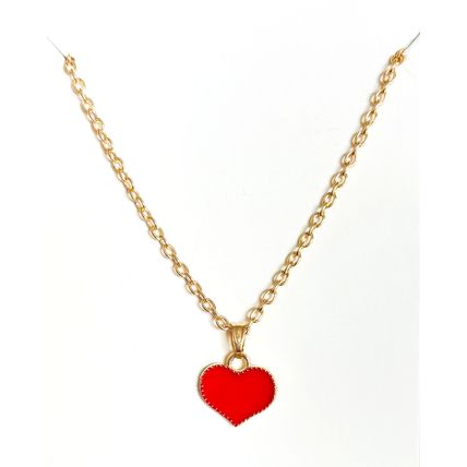 Women's Luxury Necklaces for Every Occasion, Red Heart Shape