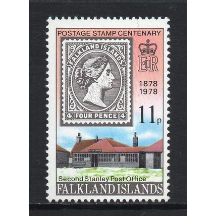 Falkland Islands - 1978 - 11p Stamp Centenary (sg352) MNH