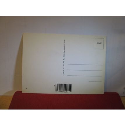 DEAD ON THE JOB, American humour, unused USA postcard dated1981=