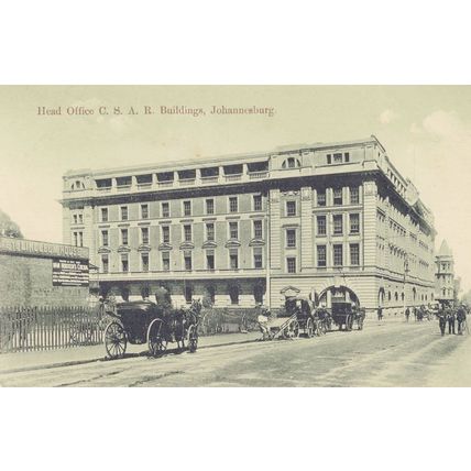 CSAR Building Head Office Van Houtens Cocoa Johannesburg South Africa Old Postca