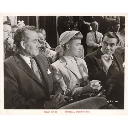 Kelly & Me Film Piper Laurie Van Johnson Performing Dog Movie Large Vintage Phot