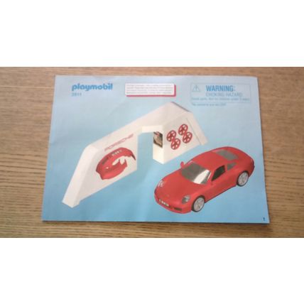 PLAYMOBIL PORSCHE 911 SPORTS CAR & SHOWROOM (With 2 Figures) Set 3911