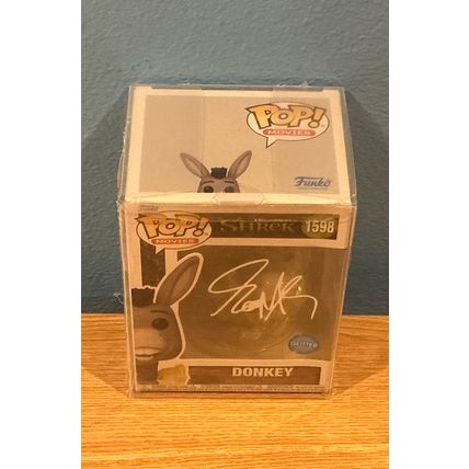 Funko Pop! Movies - Donkey #1598 Facsimile Laser Autographed (Box & Protector)