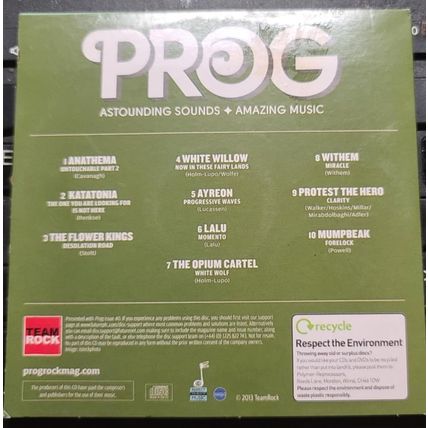 Childhoods End CD Promo PROG Magazine 10 Tracks Album P18 Issue 18