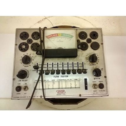 Vintage!! USED!! WORKING EICO 625 VACUUM TUBE TESTER