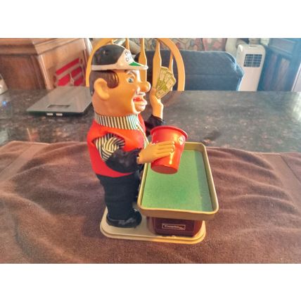 Old Battery Operated Cragstan Crapshooter W/Box Great Condition Sold AS IS 1950s