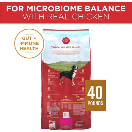 Purina ONE Chicken and Rice Formula Dry Dog Food - 40 Lb. Bag