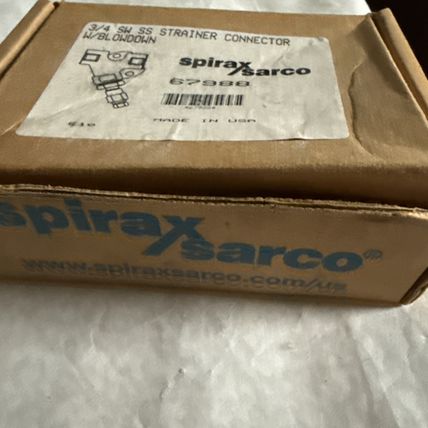 Weld 3/4" Spirax Sarco A351 CF8,67986 Y Strainer W/blowdown Connector,AG