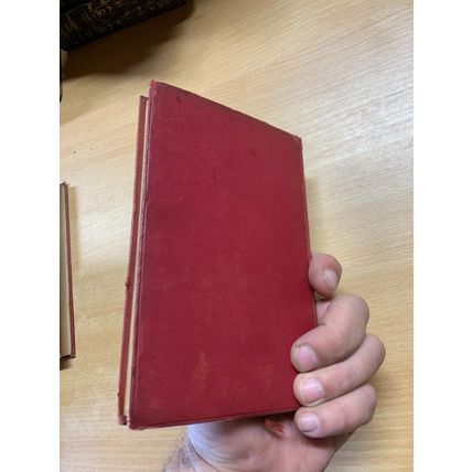 1917 RUDYARD KIPLING "DEPARTMENTAL DITTIES" FICTION RED LEATHER BOOK (P3)