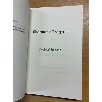 2004 SIEGFRIED SASSOON "SHERSTON'S PROGRESS" PAPERBACK BOOK (P4)