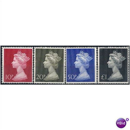 1970 High Value Machin Set SG829-831b Unmounted Mint