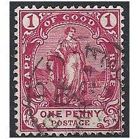 Cape of Good Hope 1893 SG59 1d Rose Fine Used .