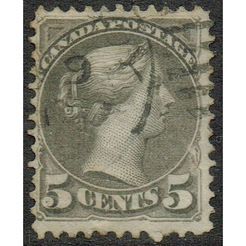 Canada 1889 5c Brownish Grey SG106 FU