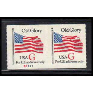 2892 32c G Old Glory Very Fine MNH CNP Left S1111 PA1589