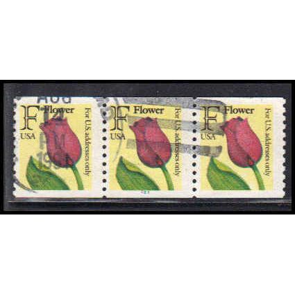 Used 2518 29c F Flower Fine PNC 2211/3 PA2985