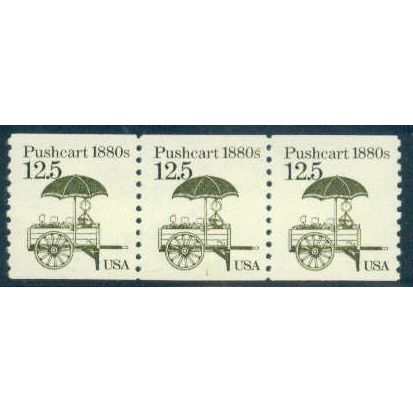 2133 12.5c Pushcart Fine MNH Dry Gum PNC 1/3 A02244